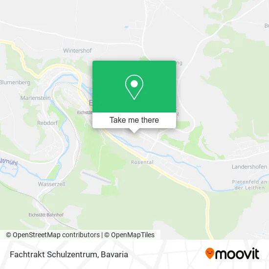 Карта Fachtrakt Schulzentrum