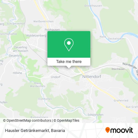 Hausler Getränkemarkt map