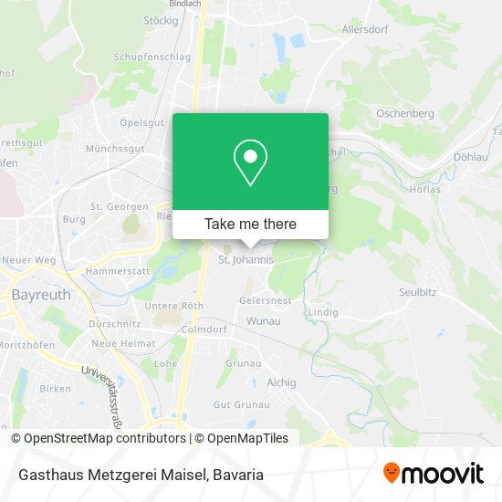 Gasthaus Metzgerei Maisel map