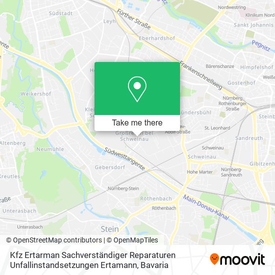 Kfz Ertarman Sachverständiger Reparaturen Unfallinstandsetzungen Ertamann map