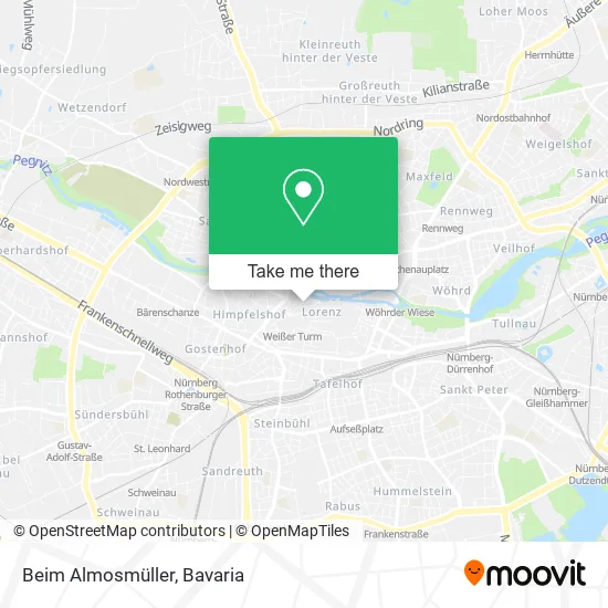 Карта Beim Almosmüller