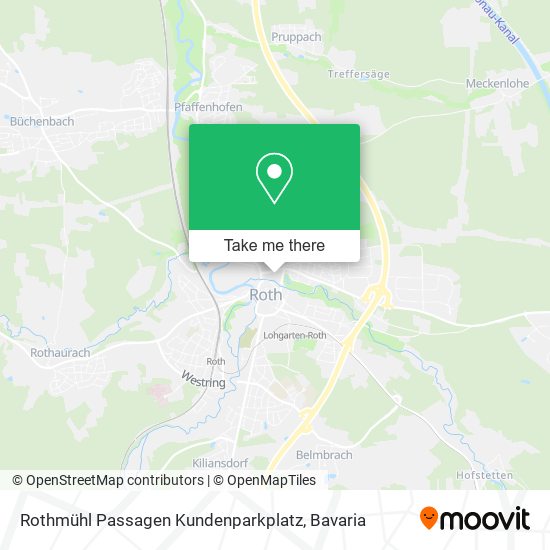 Rothmühl Passagen Kundenparkplatz map