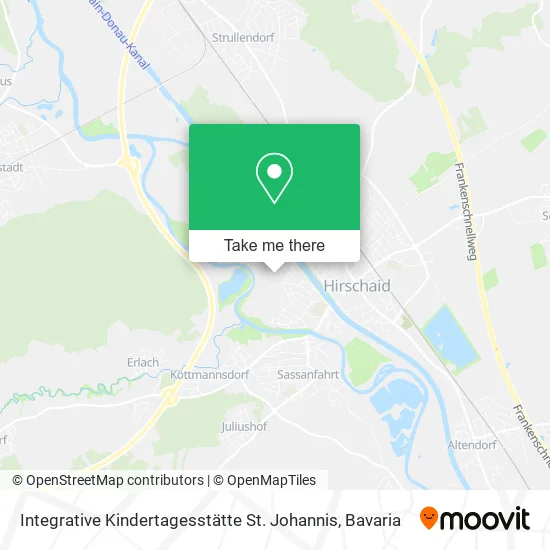 Карта Integrative Kindertagesstätte St. Johannis