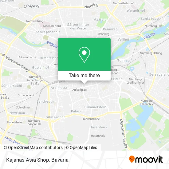 Карта Kajanas Asia Shop