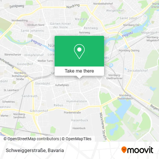 Карта Schweiggerstraße