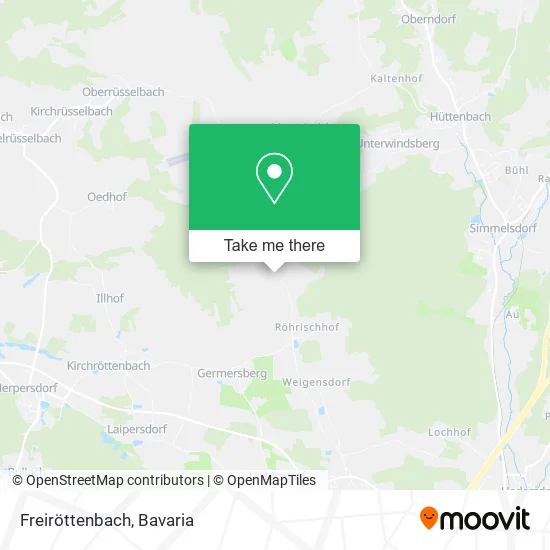 Карта Freiröttenbach