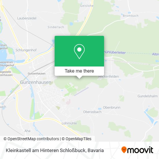 Kleinkastell am Hinteren Schloßbuck map
