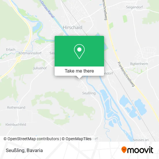 Карта Seußling