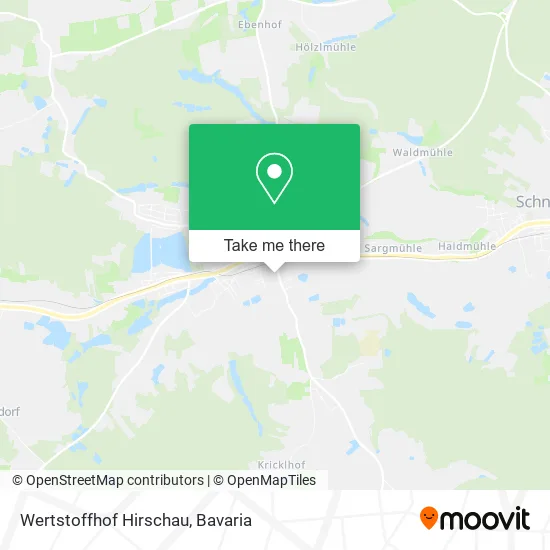 Карта Wertstoffhof Hirschau