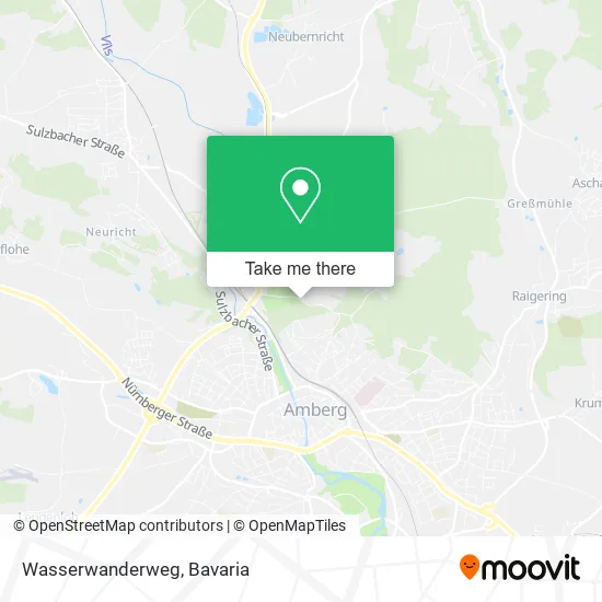 Карта Wasserwanderweg