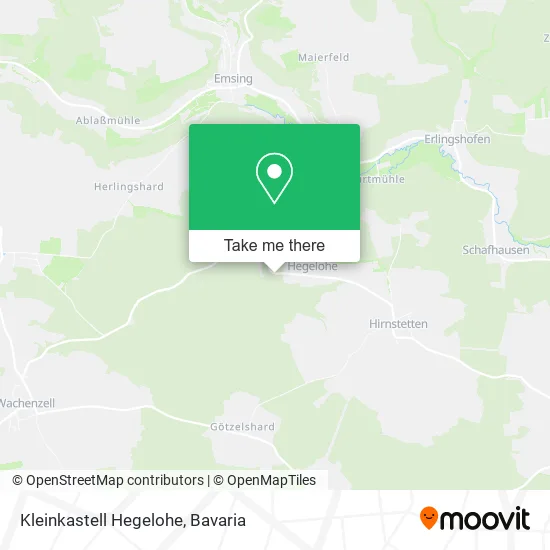 Карта Kleinkastell Hegelohe