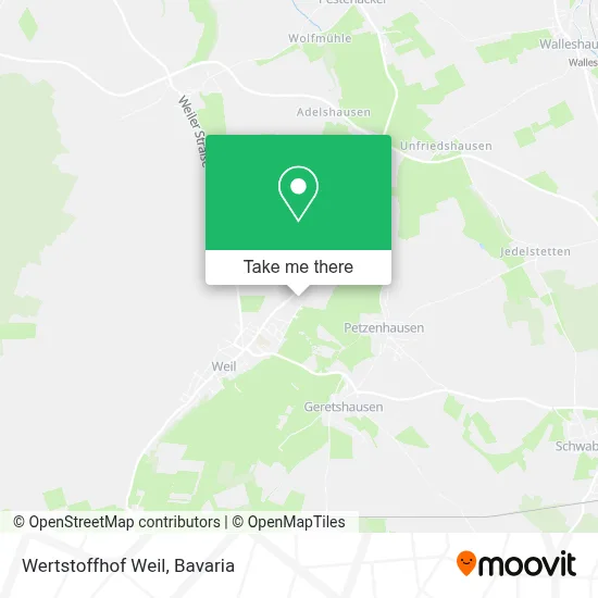 Wertstoffhof Weil map