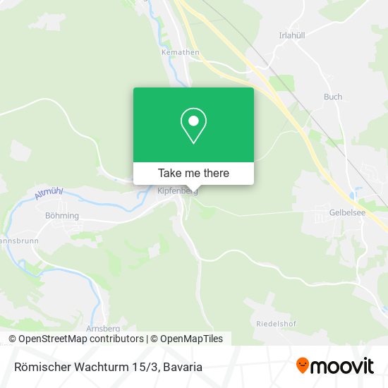 Römischer Wachturm 15/3 map