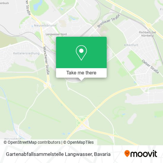 Gartenabfallsammelstelle Langwasser map