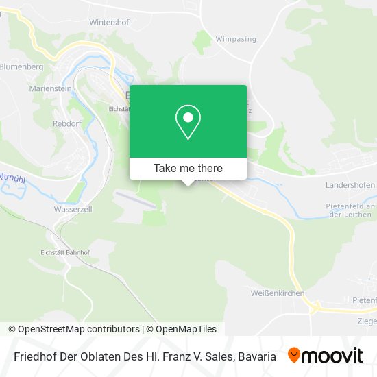 Friedhof Der Oblaten Des Hl. Franz V. Sales map