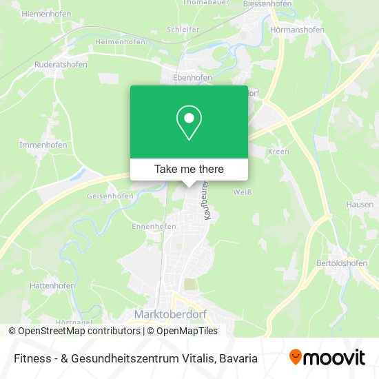 Fitness - & Gesundheitszentrum Vitalis map