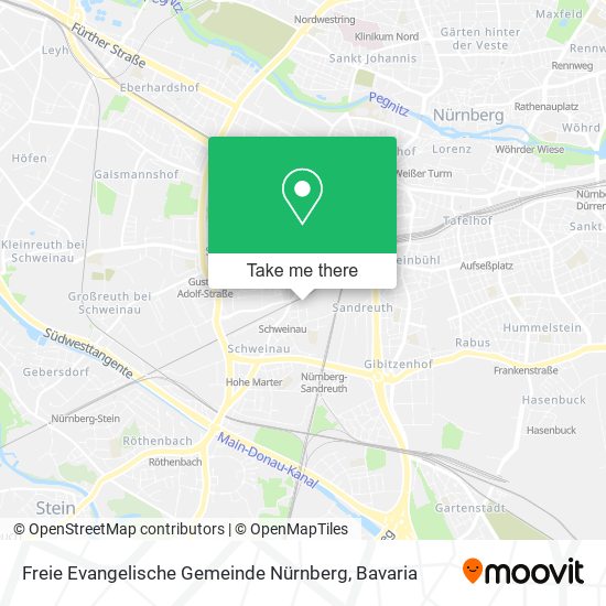 Freie Evangelische Gemeinde Nürnberg map