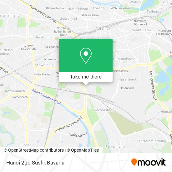 Карта Hanoi 2go Sushi