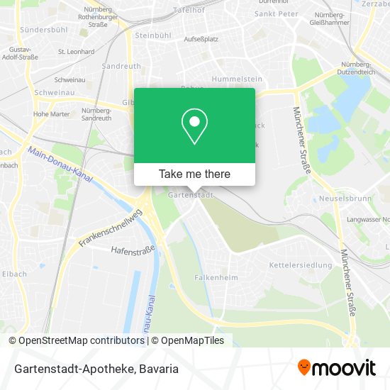 Карта Gartenstadt-Apotheke