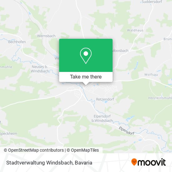 Stadtverwaltung Windsbach map
