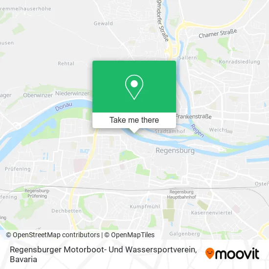 Карта Regensburger Motorboot- Und Wassersportverein