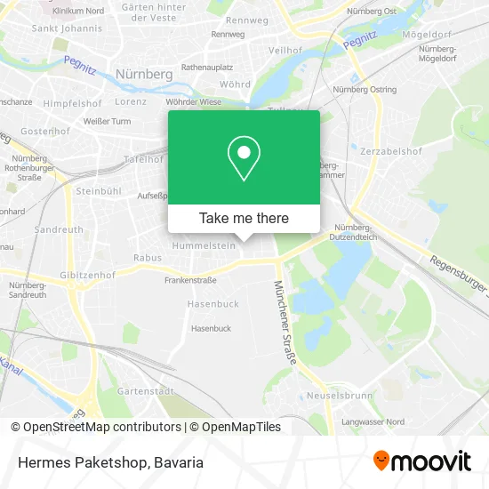 Карта Hermes Paketshop