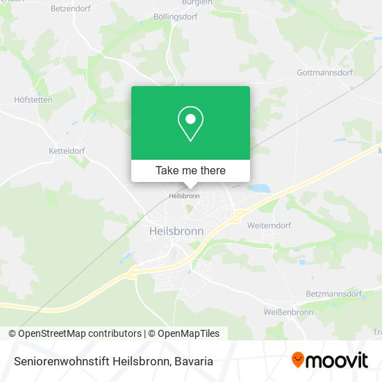 Seniorenwohnstift Heilsbronn map