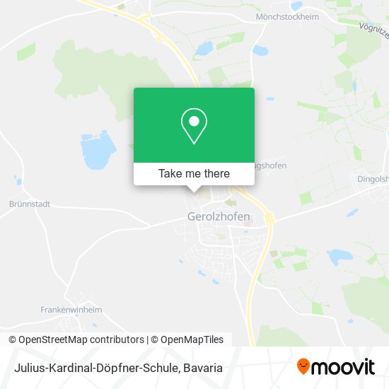Julius-Kardinal-Döpfner-Schule map