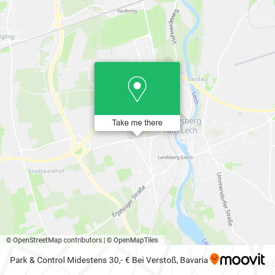 Карта Park & Control Midestens 30,- € Bei Verstoß