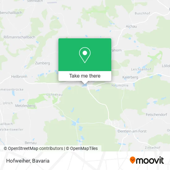 Карта Hofweiher