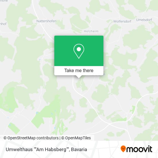 Umwelthaus ""Am Habsberg"" map