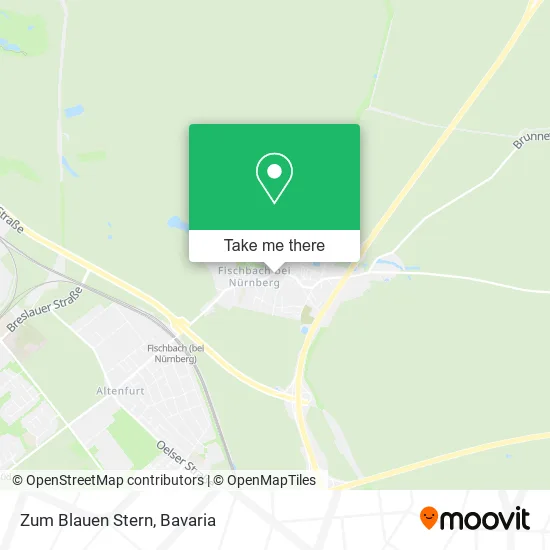 Карта Zum Blauen Stern