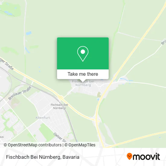 Fischbach Bei Nürnberg map