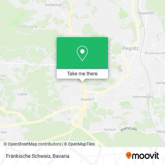 Карта Fränkische Schweiz