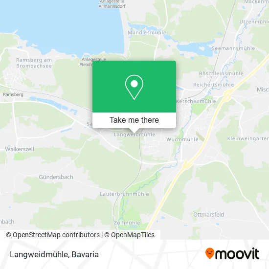Карта Langweidmühle