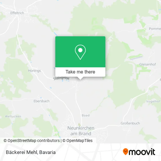 Карта Bäckerei Mehl