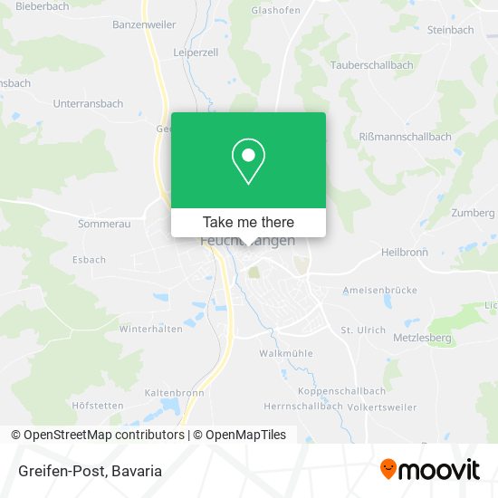 Greifen-Post map