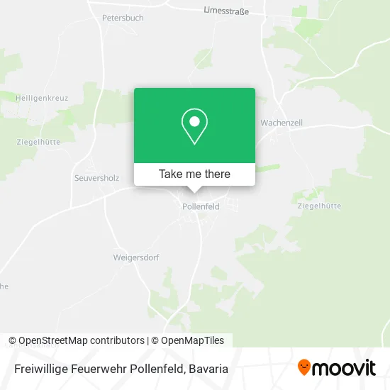 Карта Freiwillige Feuerwehr Pollenfeld