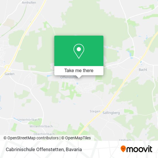 Карта Cabrinischule Offenstetten