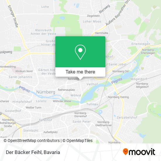 Der Bäcker Feihl map