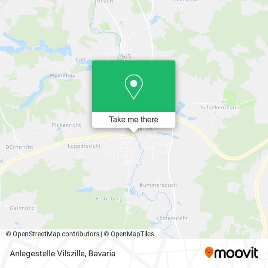 Anlegestelle Vilszille map