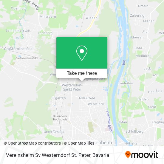 Vereinsheim Sv Westerndorf St. Peter map