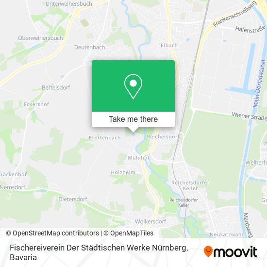 Fischereiverein Der Städtischen Werke Nürnberg map