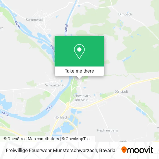 Карта Freiwillige Feuerwehr Münsterschwarzach