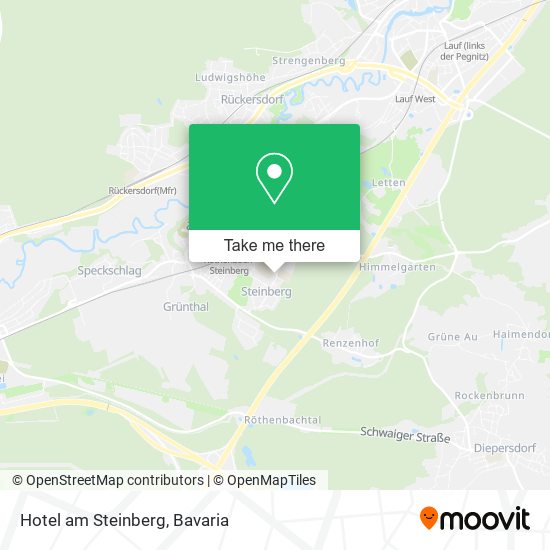 Hotel am Steinberg map