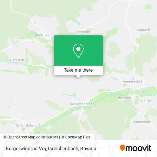 Карта Bürgerwindrad Vogtsreichenbach