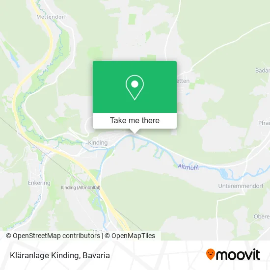 Карта Kläranlage Kinding