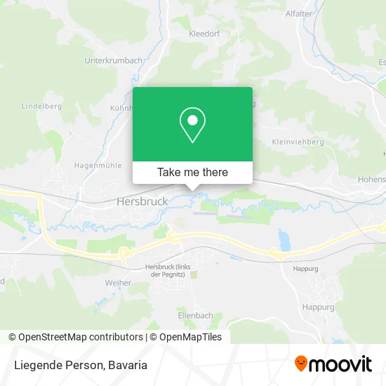 Карта Liegende Person