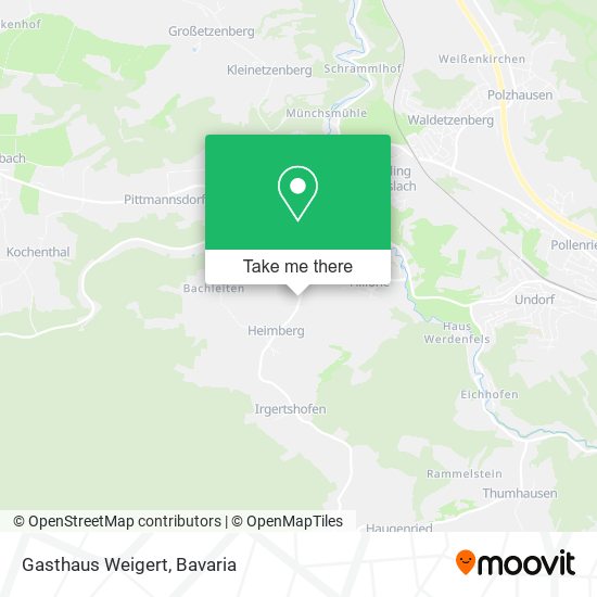 Gasthaus Weigert map