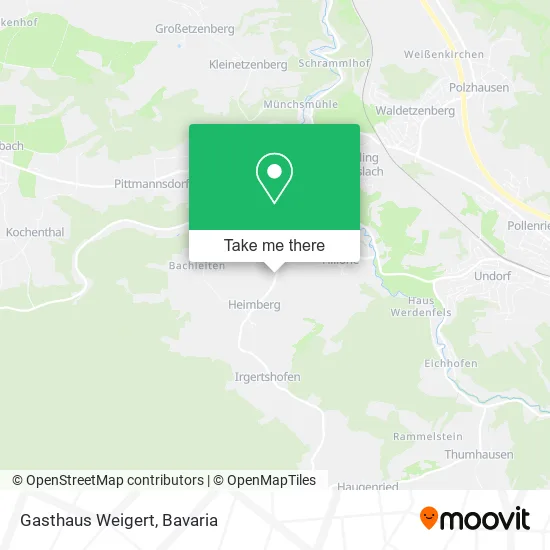 Карта Gasthaus Weigert